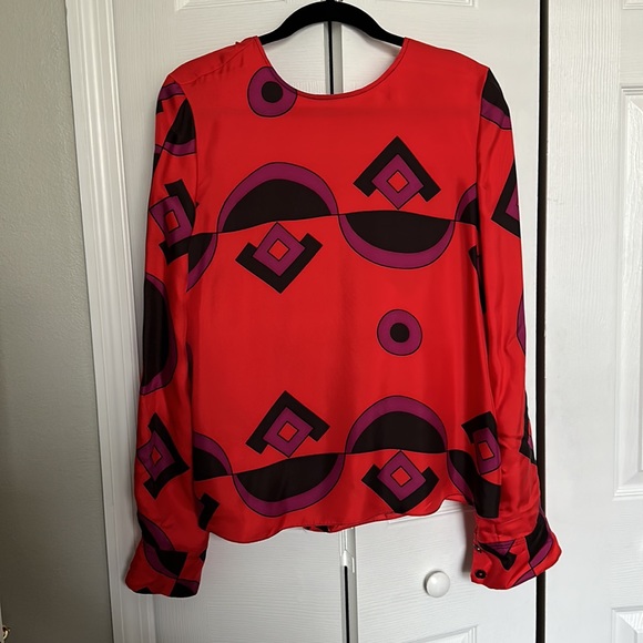 Marni Silk Long Sleeve Blouse - Size 42 - Picture 6 of 7